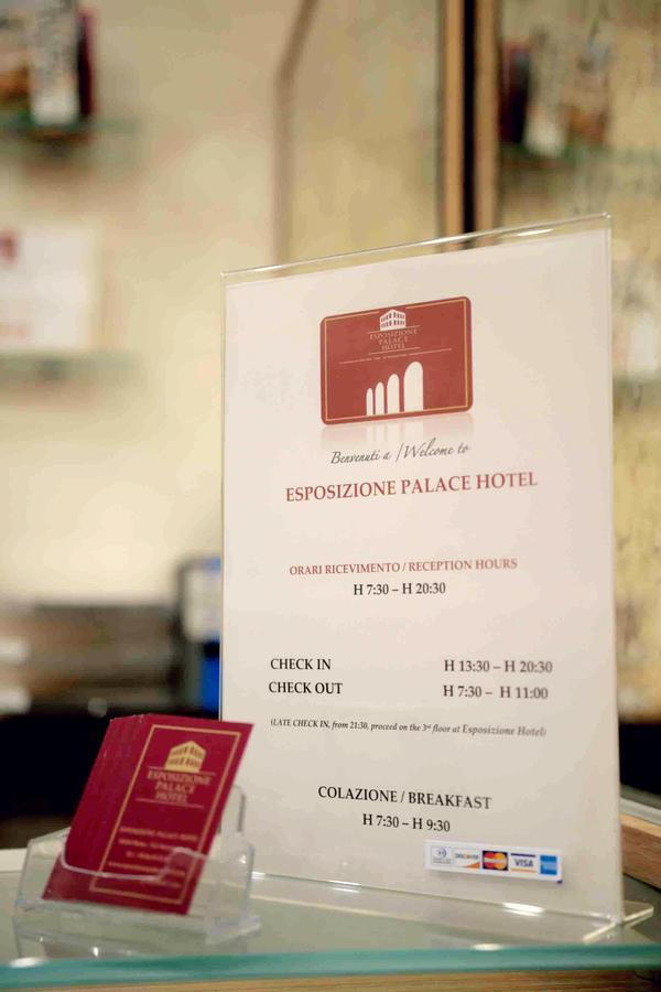 Esposizione Palace Hotel Rome Bagian luar foto